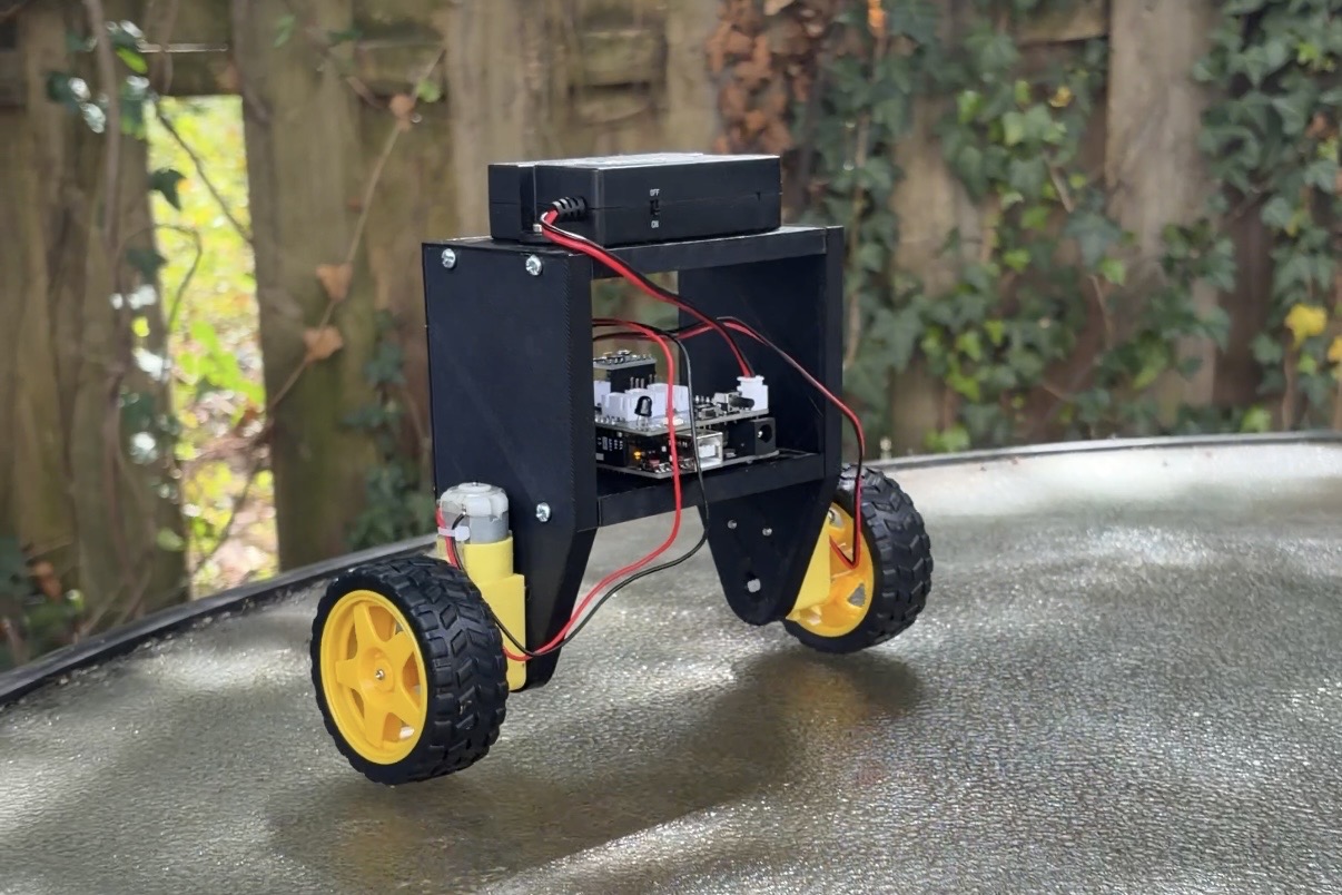 Two-wheel self-balancing robot project