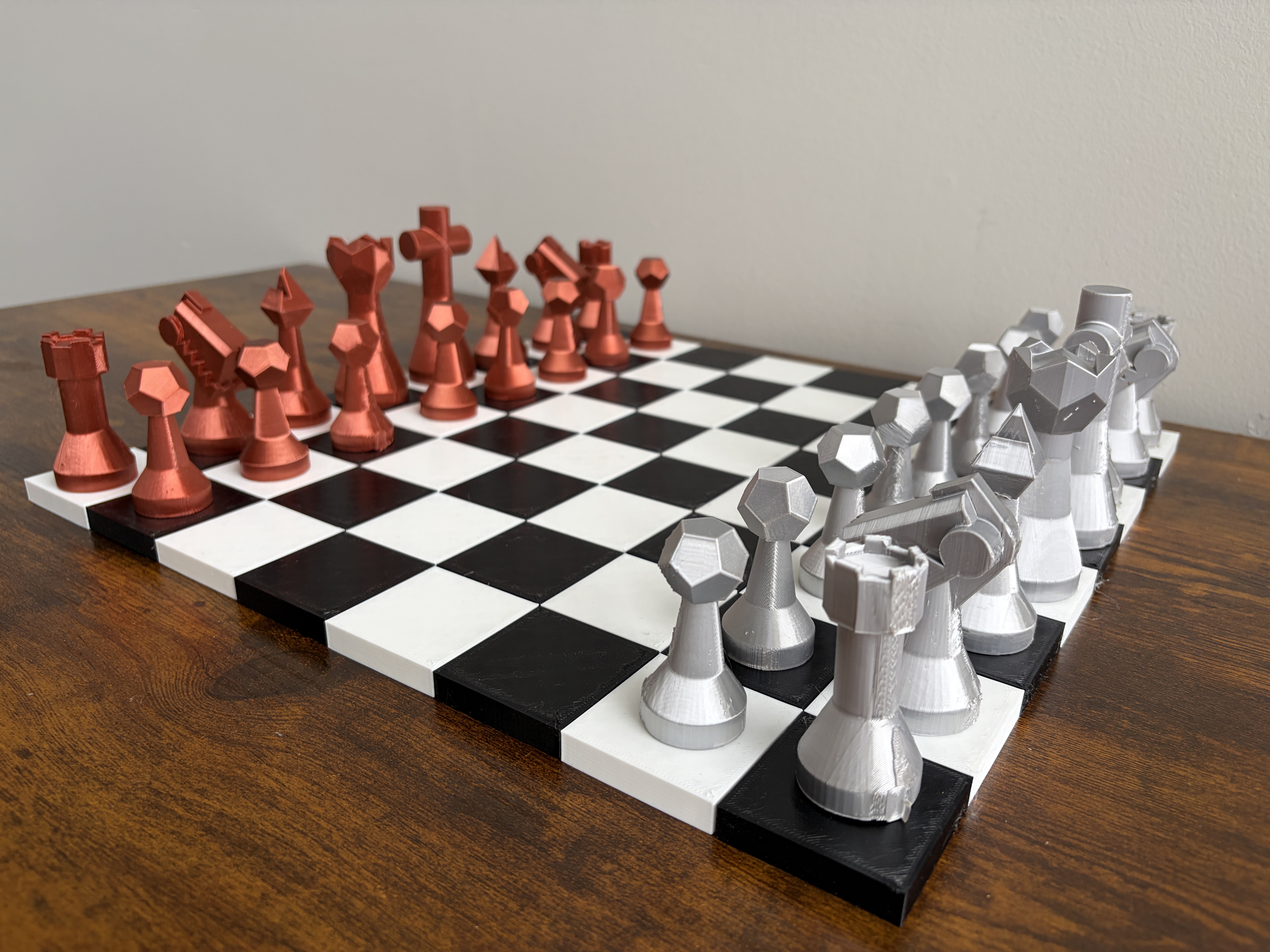 3D Printable Chess Set Image